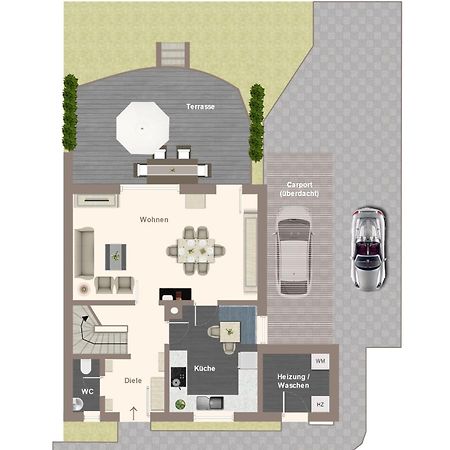 Ferienhaeuser Rhoen - Haus Natalie & Haus Helene Hausen  Zewnętrze zdjęcie
