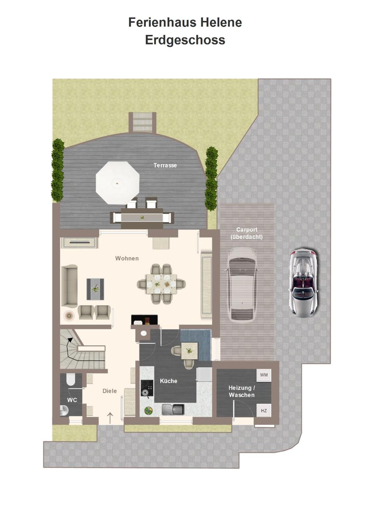 Ferienhaeuser Rhoen - Haus Natalie & Haus Helene Hausen  Zewnętrze zdjęcie