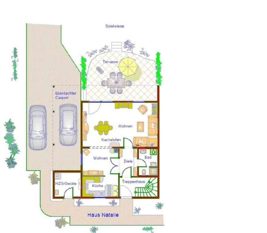 Ferienhaeuser Rhoen - Haus Natalie & Haus Helene Hausen  Zewnętrze zdjęcie